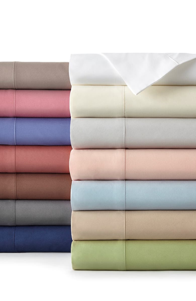 SOUTHSHORE FINE LINENS Southshore Essentials Double Brushed 100 GSM Sheet Set, Alternate, color, Black