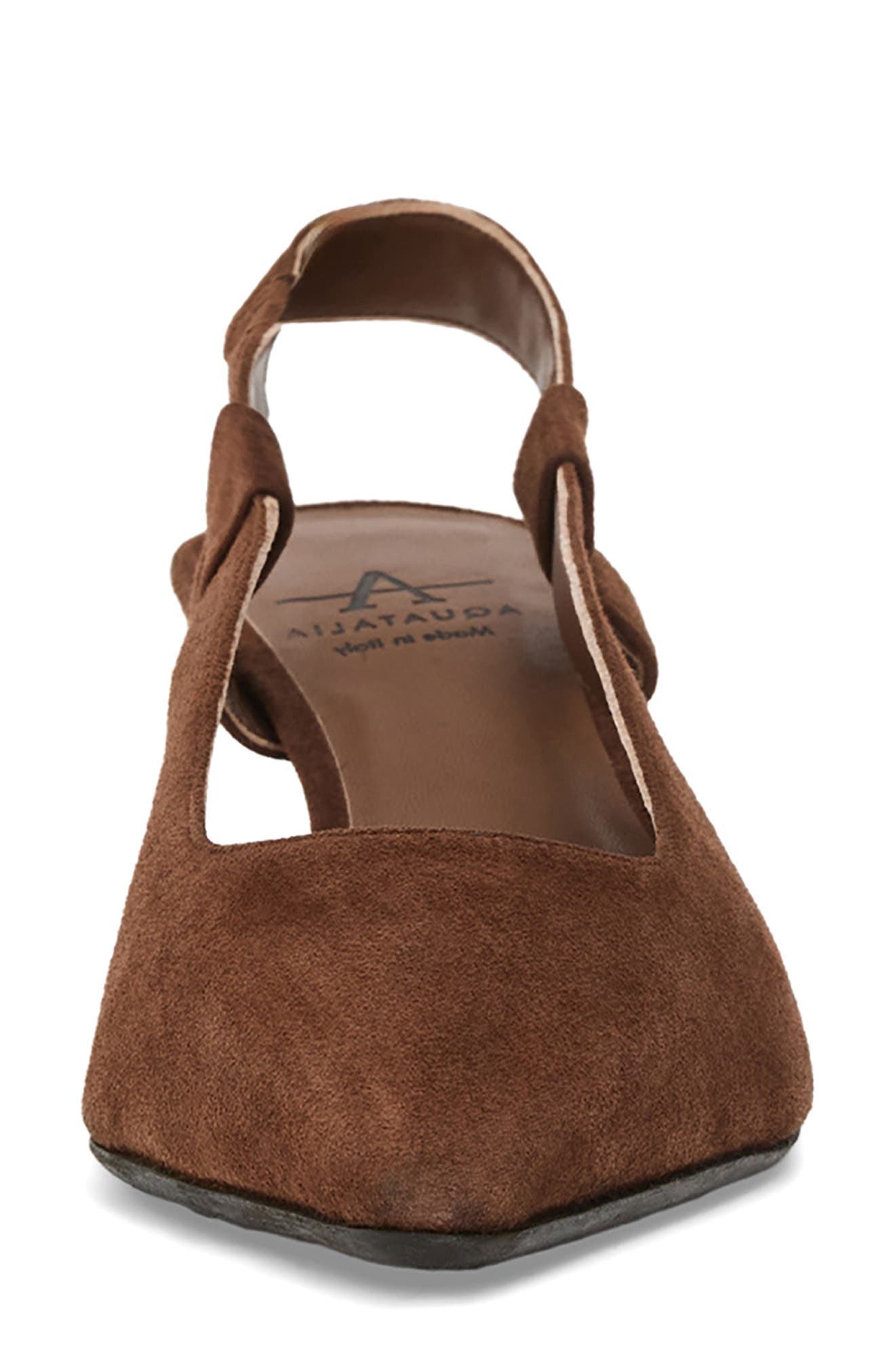 Charm Kitten Heel Waterproof Slingback Pump, Alternate, color, ESPRESSO SUEDE
