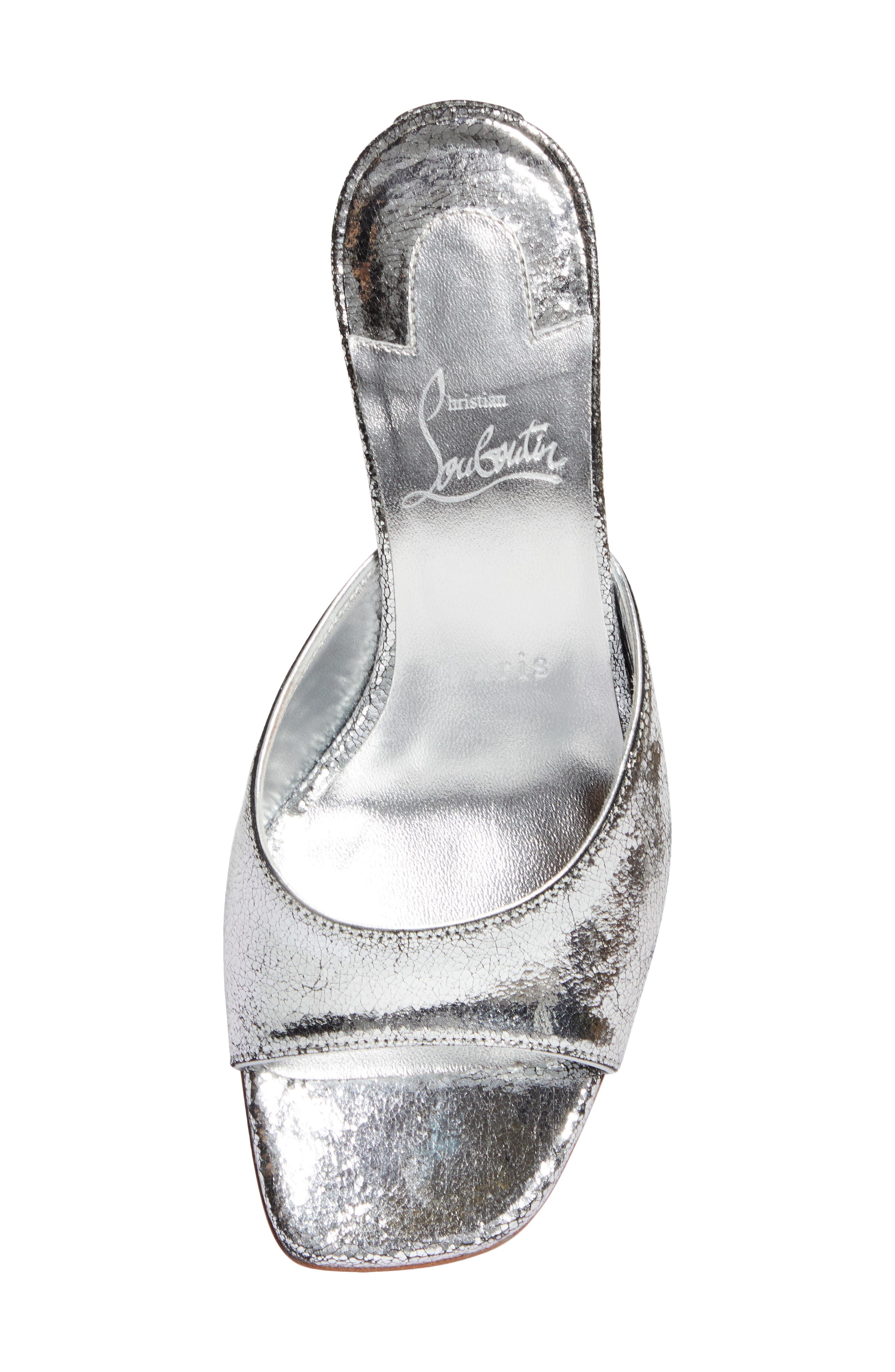 Condora Slide Sandal, Alternate, color, SILVER/ LIN SILVER