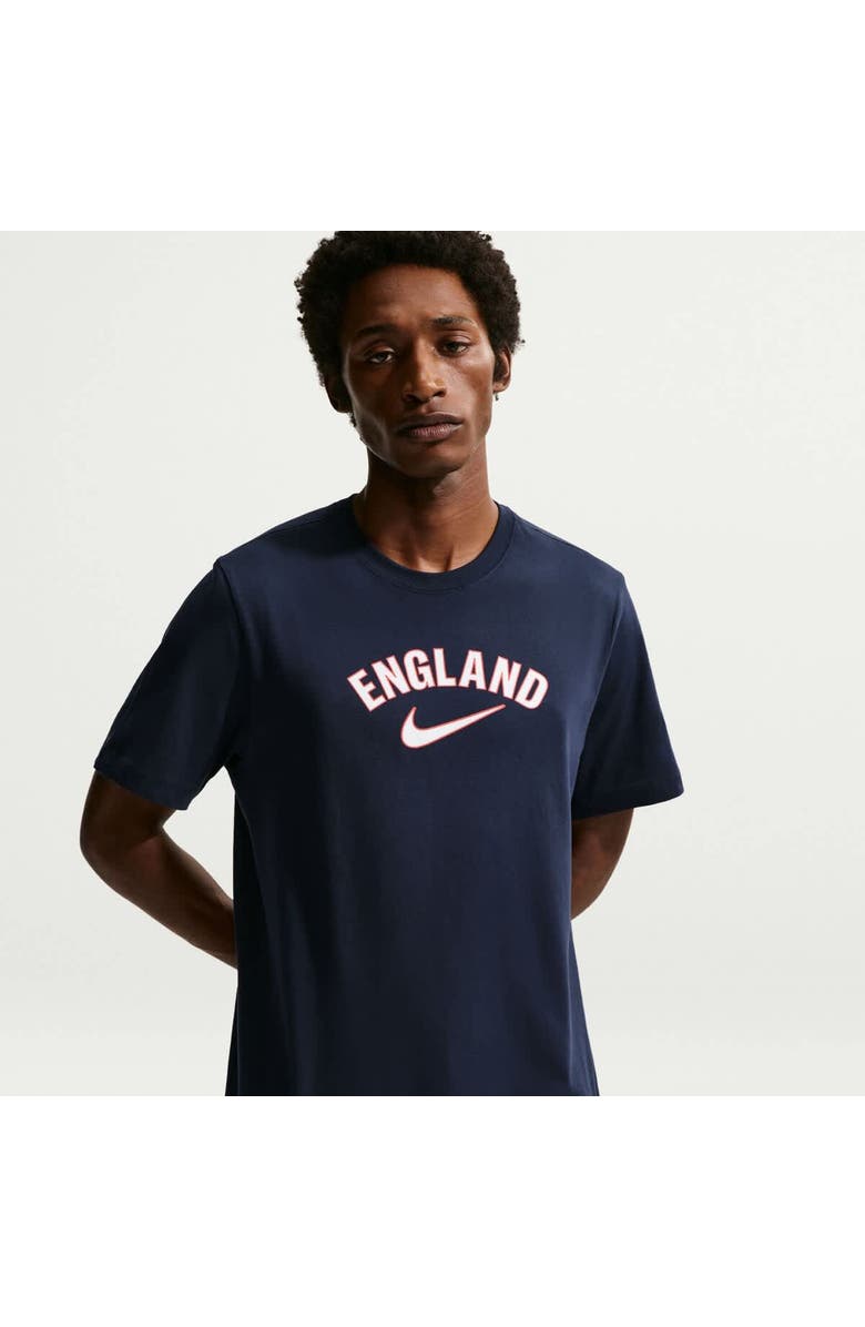 Nike Men's Nike Navy England National Team Wordmark T-Shirt, Alternate, color, Navy