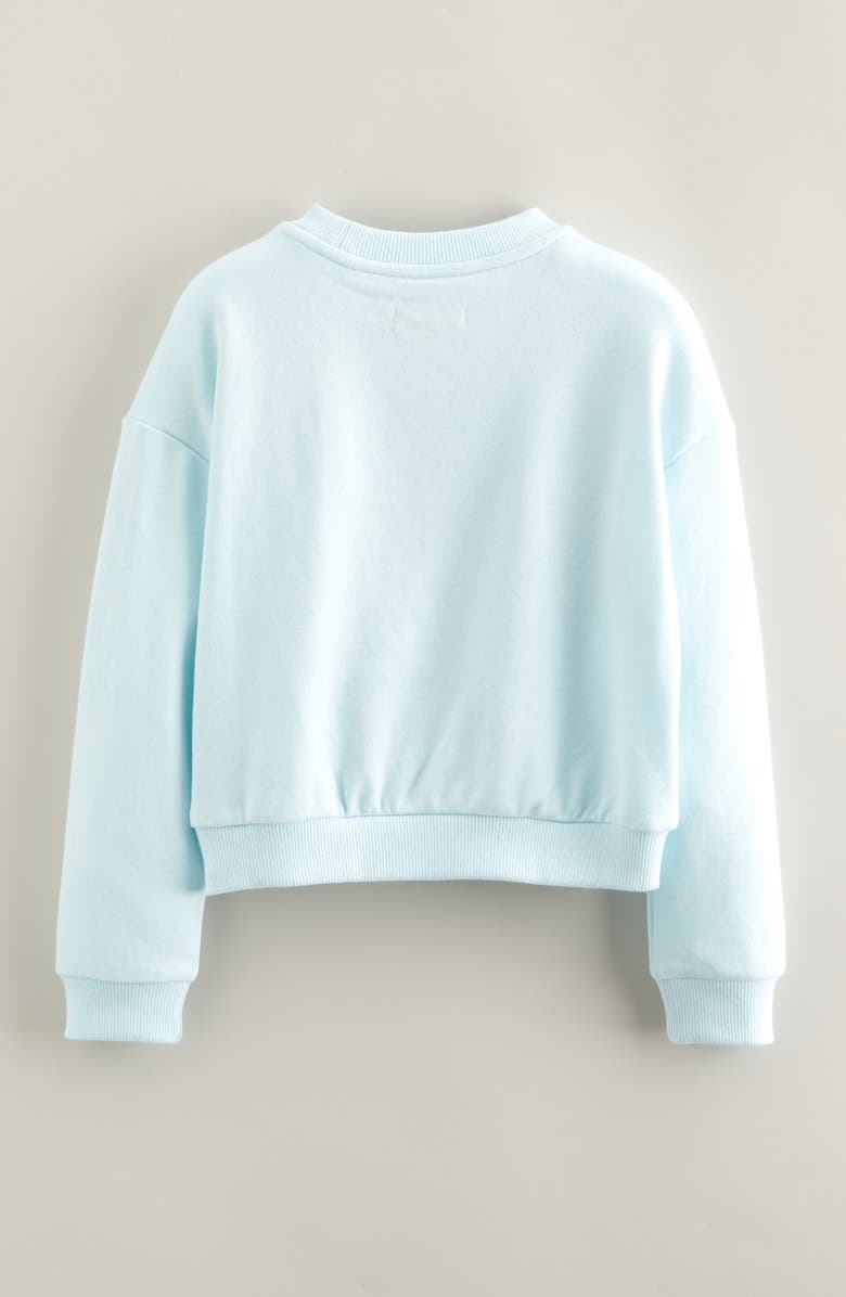 Tucker + Tate Kids' Seashell Embroidered Graphic Sweatshirt, Alternate, color, Blue Saltwater Seashell Beach