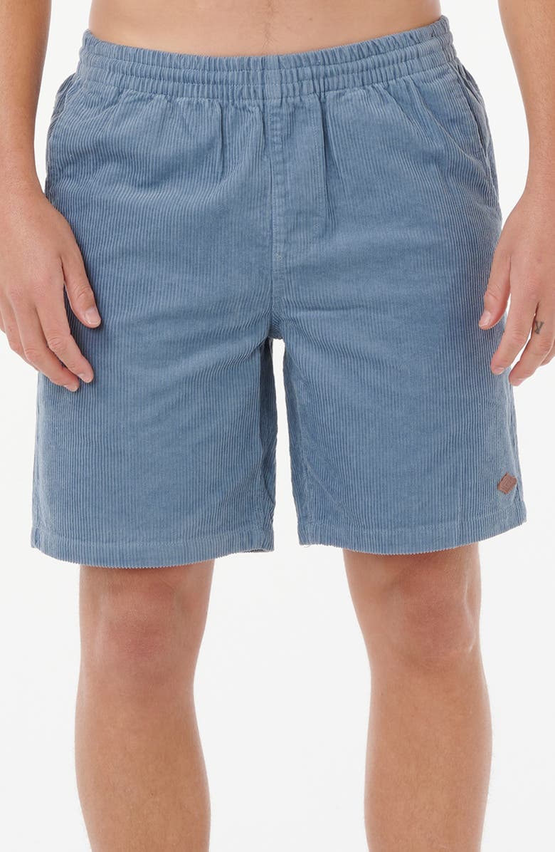 Rip Curl Classic Surf Corduroy Volley Shorts, Alternate, color, Bluefin