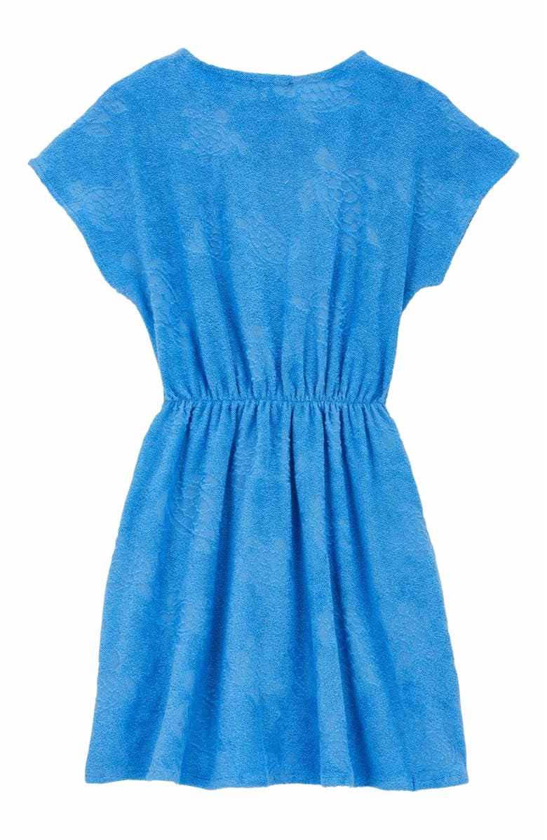 Vilebrequin Kids' Little Golden Terry Dress, Alternate, color, Ocean