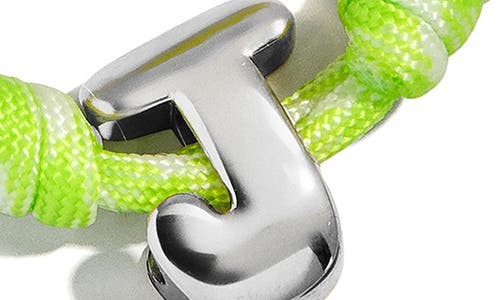 Baublebar Dive In Initial Bracelet In Green