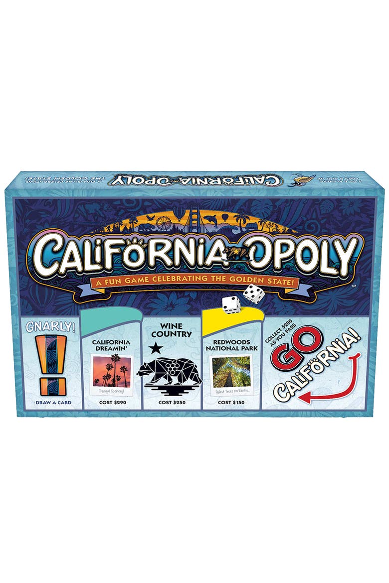 California Opoly Board Game, Main, color, Multicolored
