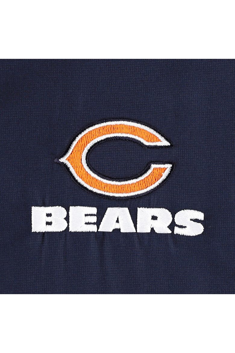 Men's Dunbrooke Navy Chicago Bears Hurricane Raglan Full-Zip Windbreaker Jacket, Alternate, color, Navy