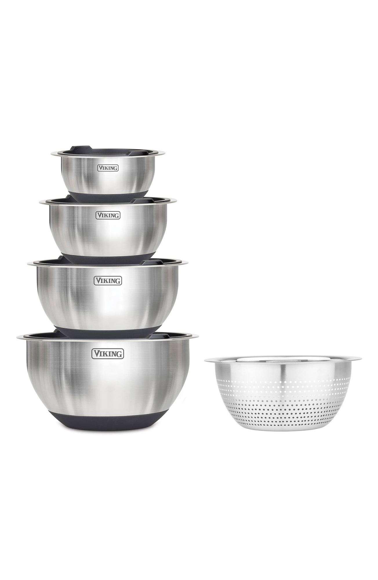 Viking 9-Piece Mixing Bowl Set - Black