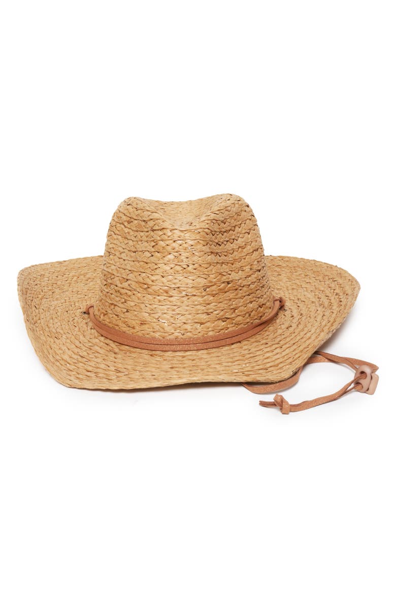 David & Young Sequin Woven Cowboy Hat, Main, color, 