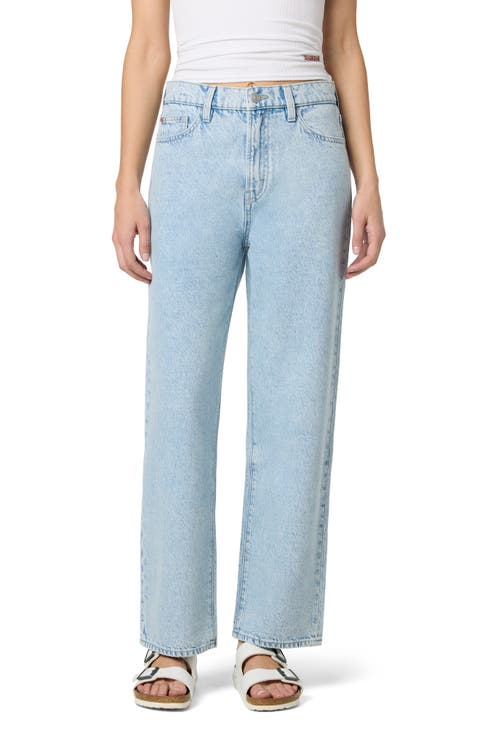 Noa High Rise Straight Leg Ankle Crop Jeans