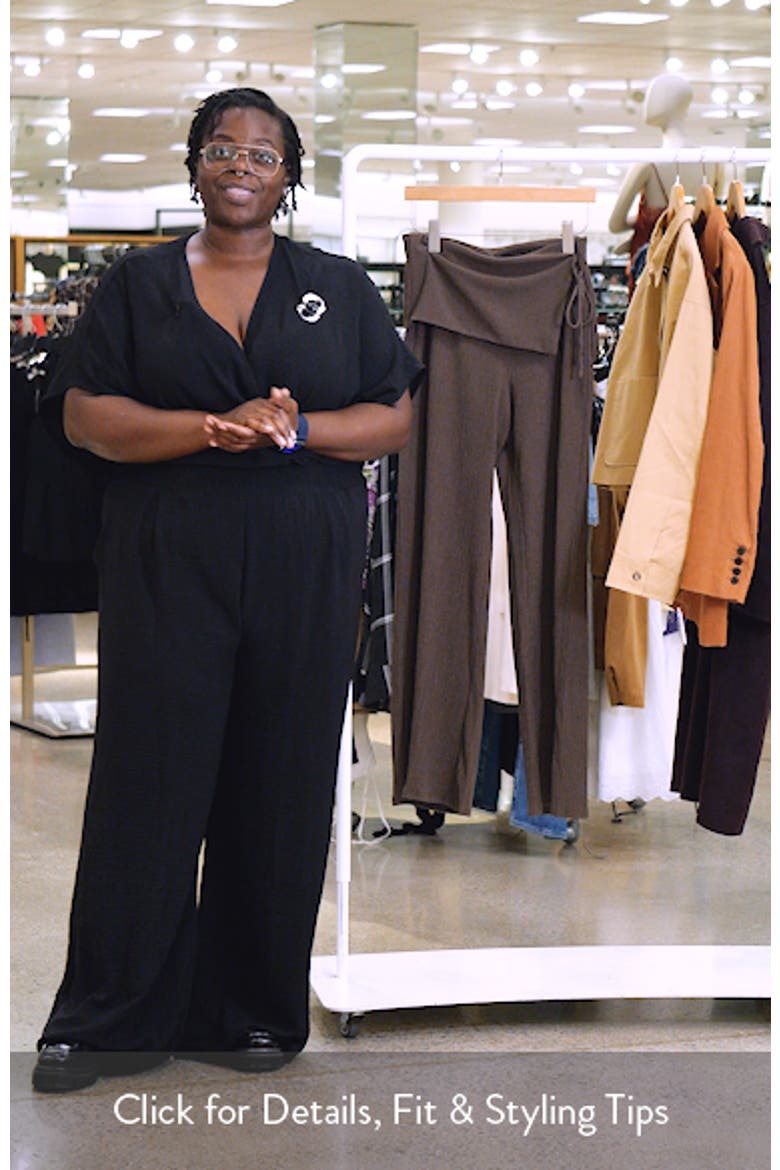 Kyara Tie Waist Straight Leg Pants video