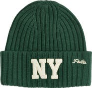 Polo Ralph Lauren NY Appliqué Wool Rib Beanie