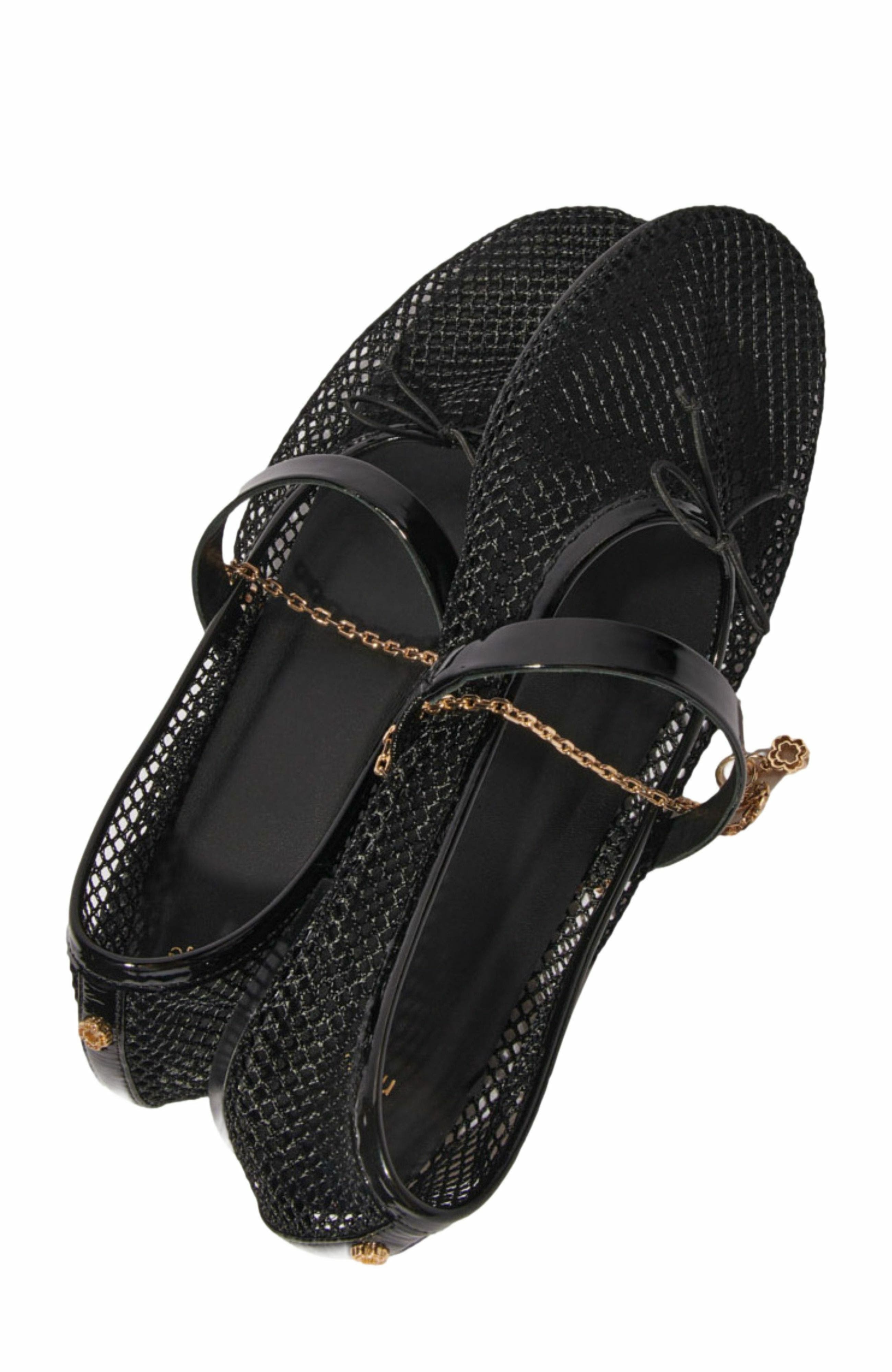 maje Mesh ballet flats, Alternate, color, 