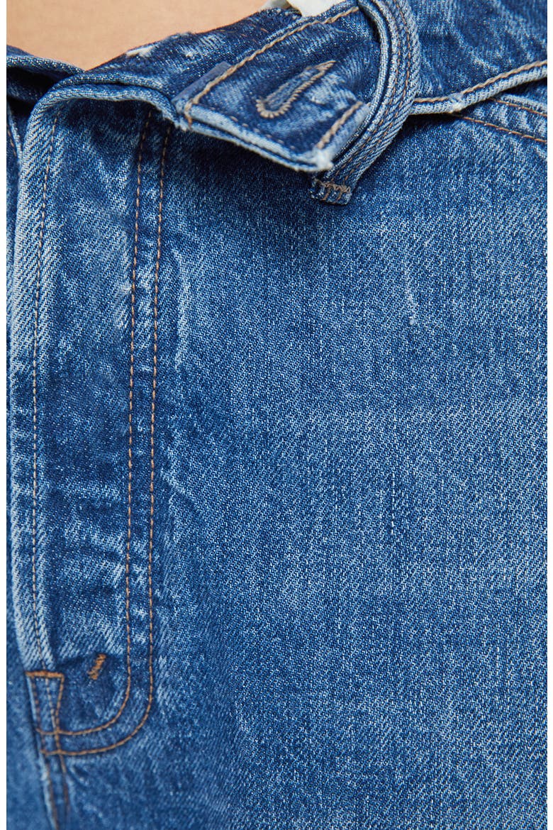 The Foldover Dodger Sneak Crop Wide Leg Jeans, Alternate, color, NO SHIRT NO SHOES NO SERVICE
