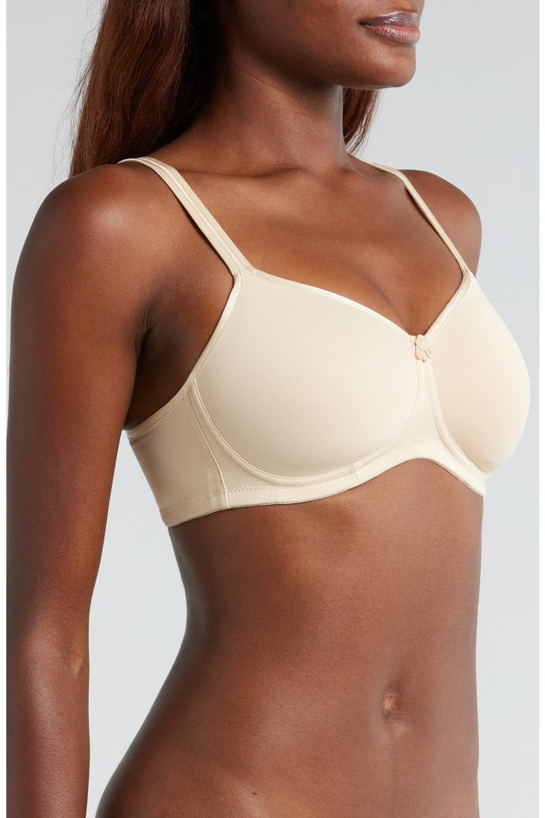 Mara Wireless Padded Prosthetic Bra, Alternate, color, LIGHT BEIGE