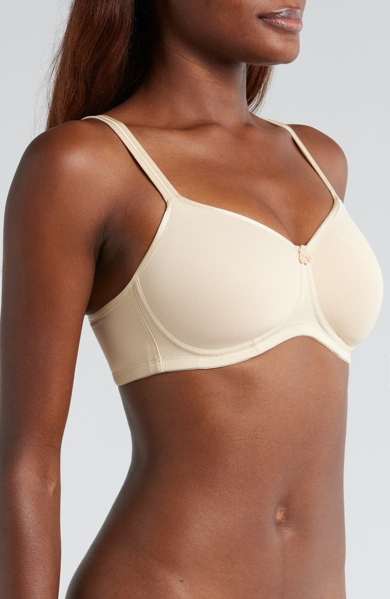 Amoena Mara Wireless Padded Prosthetic Bra, Alternate, color, Light Beige