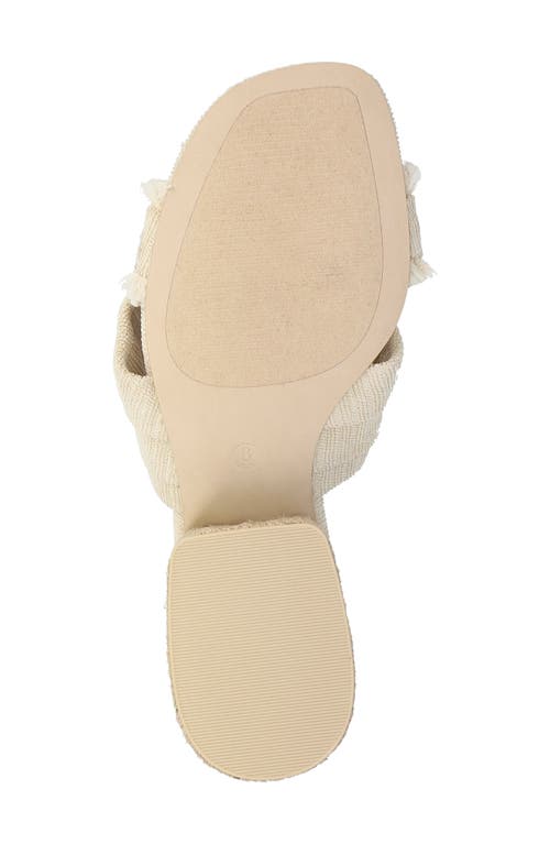 Mia Isandra Block Heel Sandal In Natural