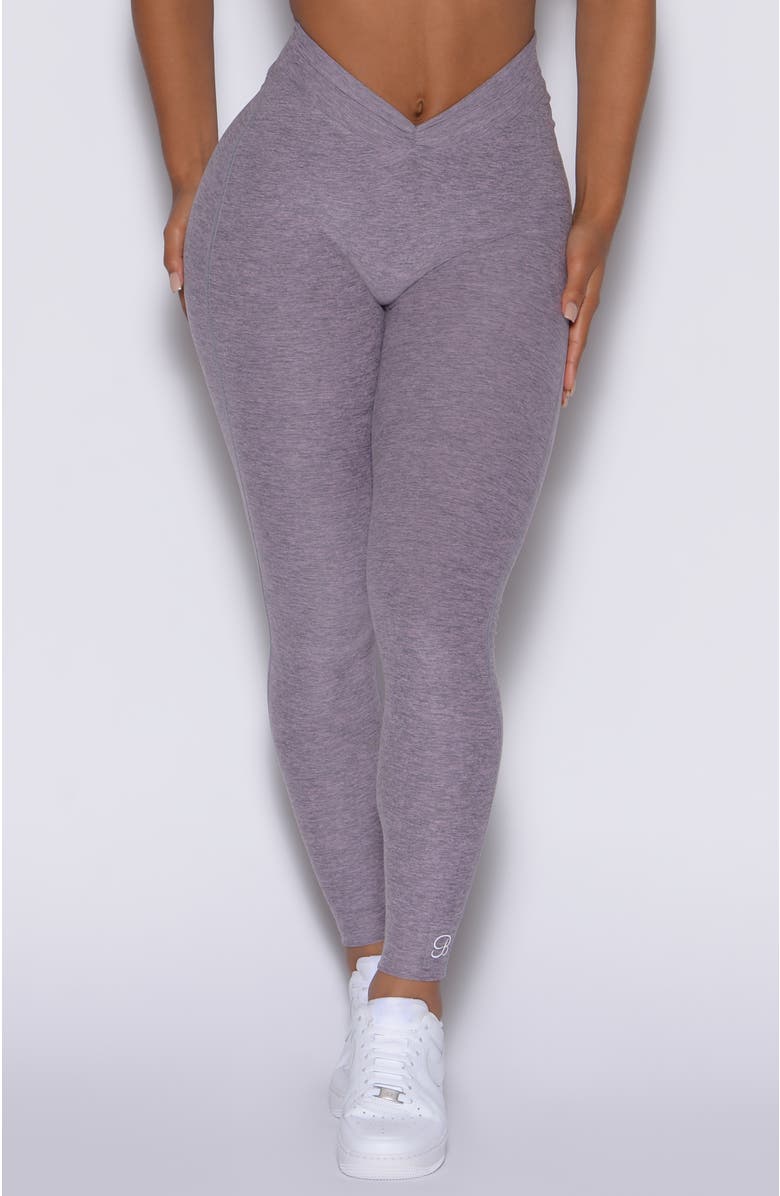 Bombshell Sportswear V Active Leggings, Main, color, Lilac Grey