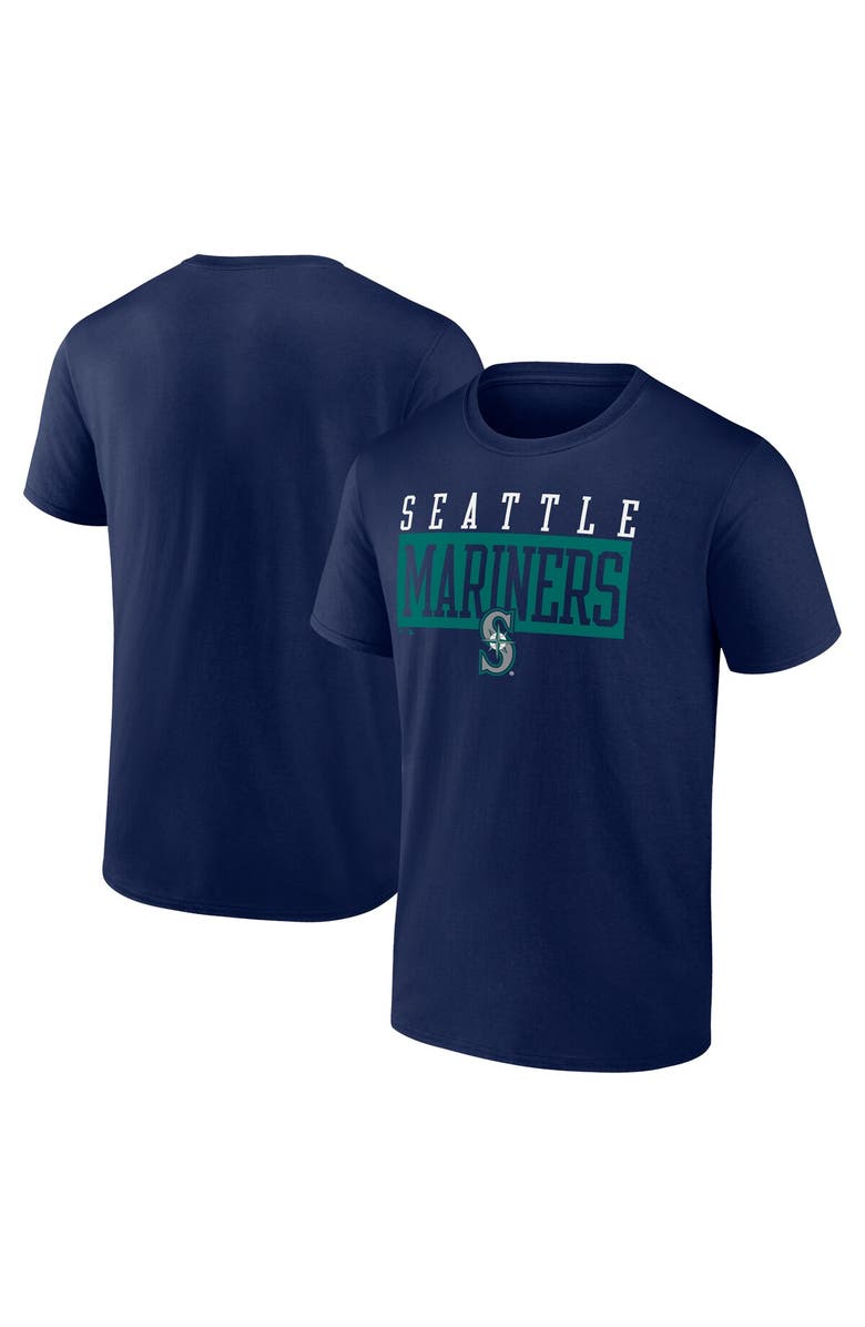 FANATICS Men's Fanatics Navy Seattle Mariners Hard To Beat T-Shirt, Main, color, 