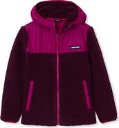 Lands' End Kids High Pile Fleece Hooded Jacket