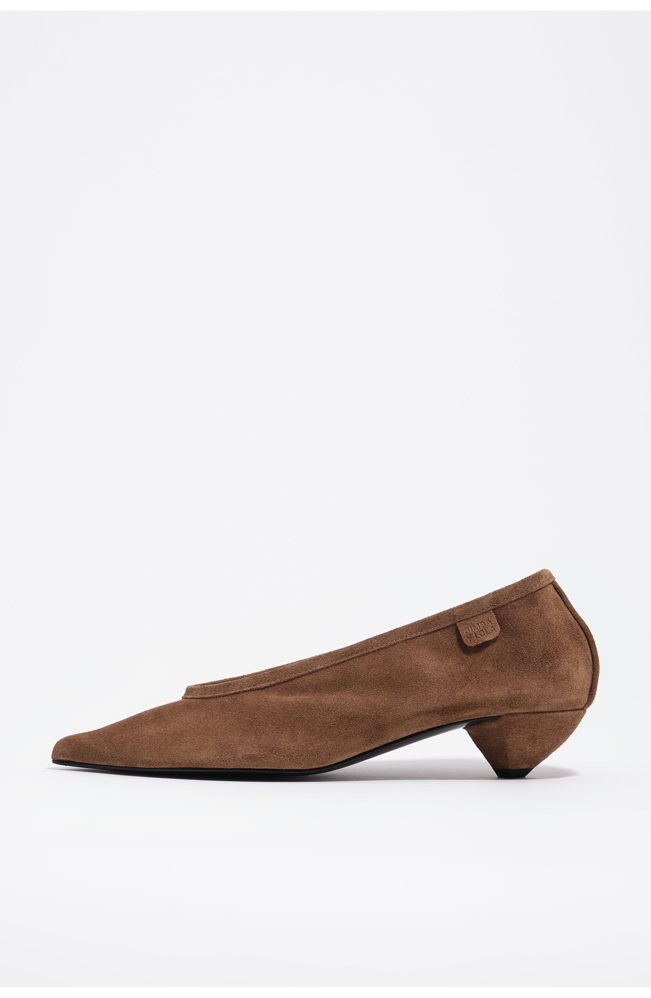Bimba y Lola Suede Mid Court Shoe, Main, color, Taupe