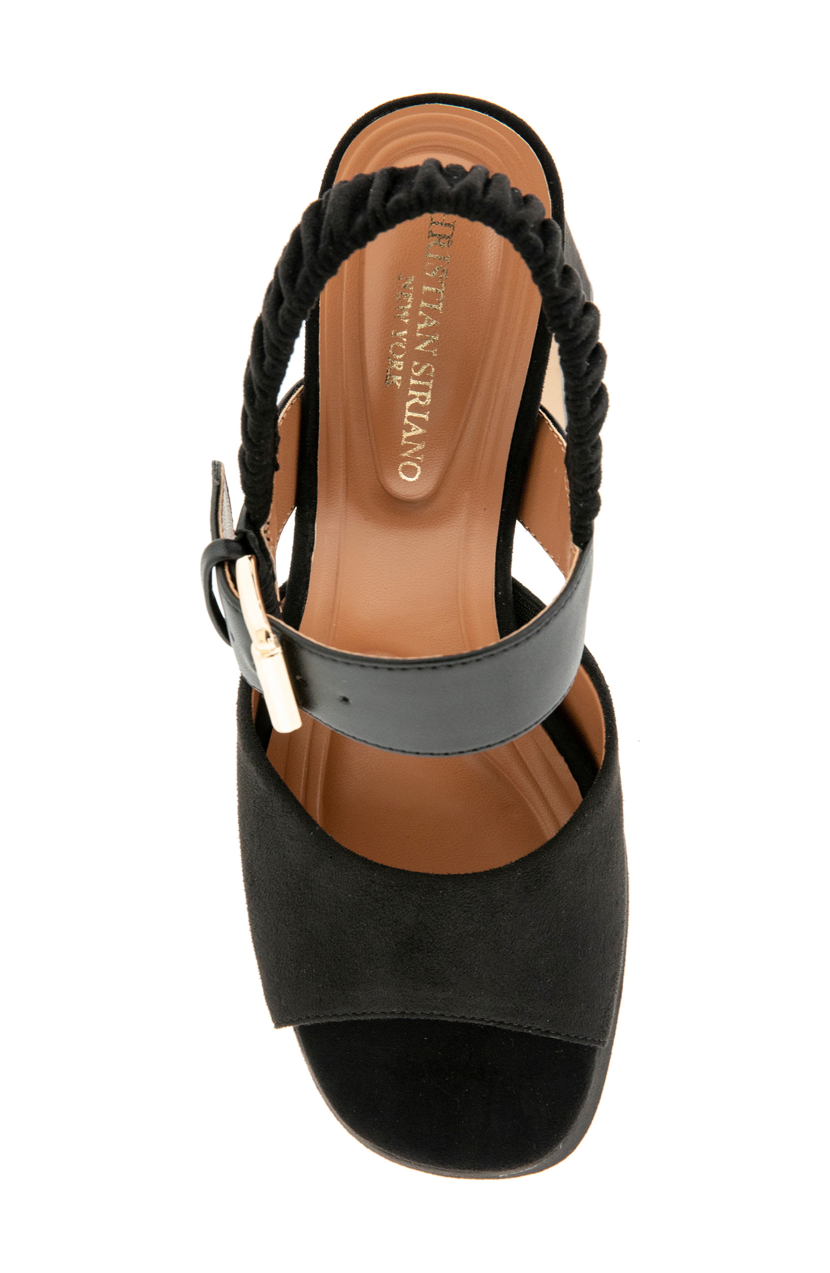 Finzee Block Heel Platform Sandal, Alternate, color, BLACK