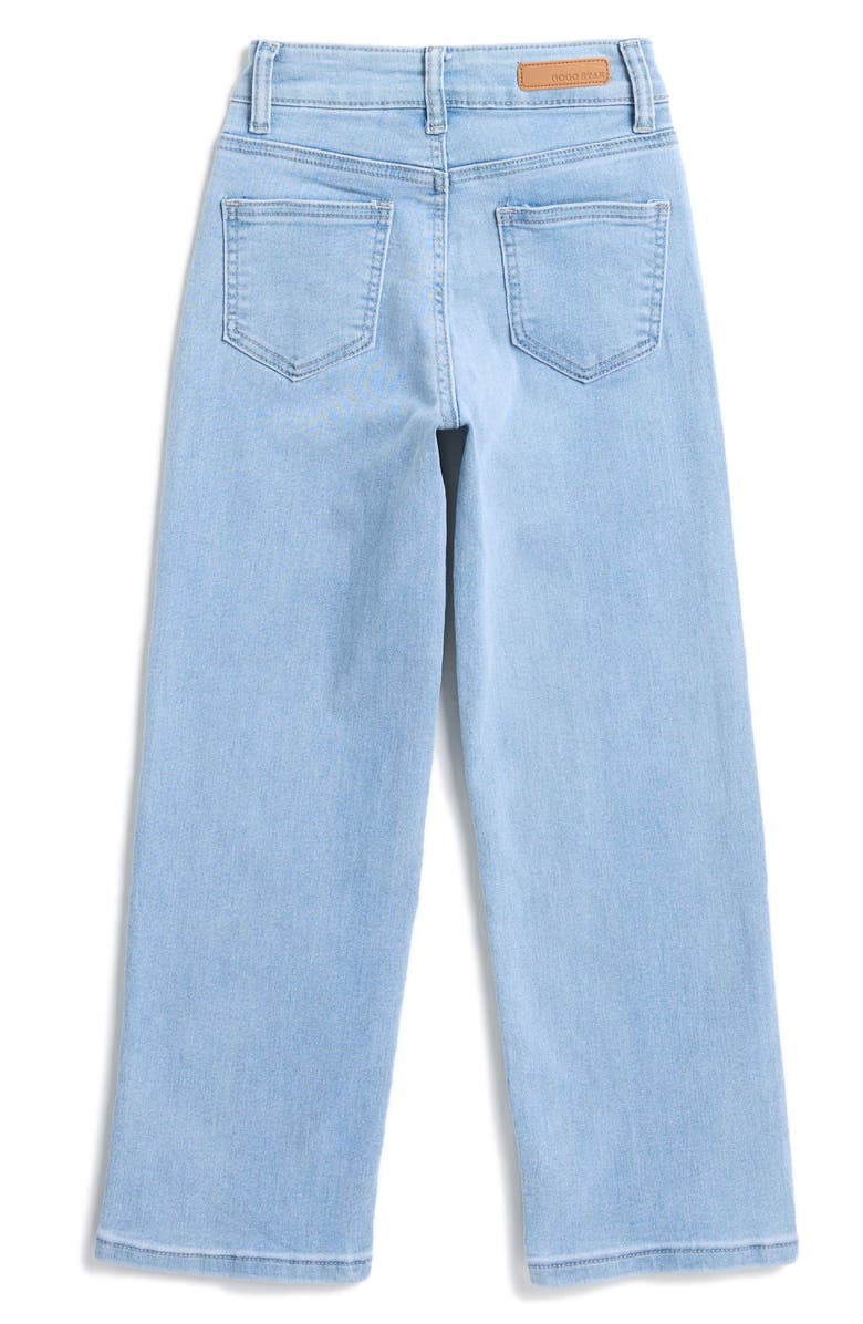 GOGO STAR Kids' Rhinestone & Faux Pearl Straight Leg Jeans, Alternate, color,