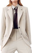 MANGO Notch Collar Blazer