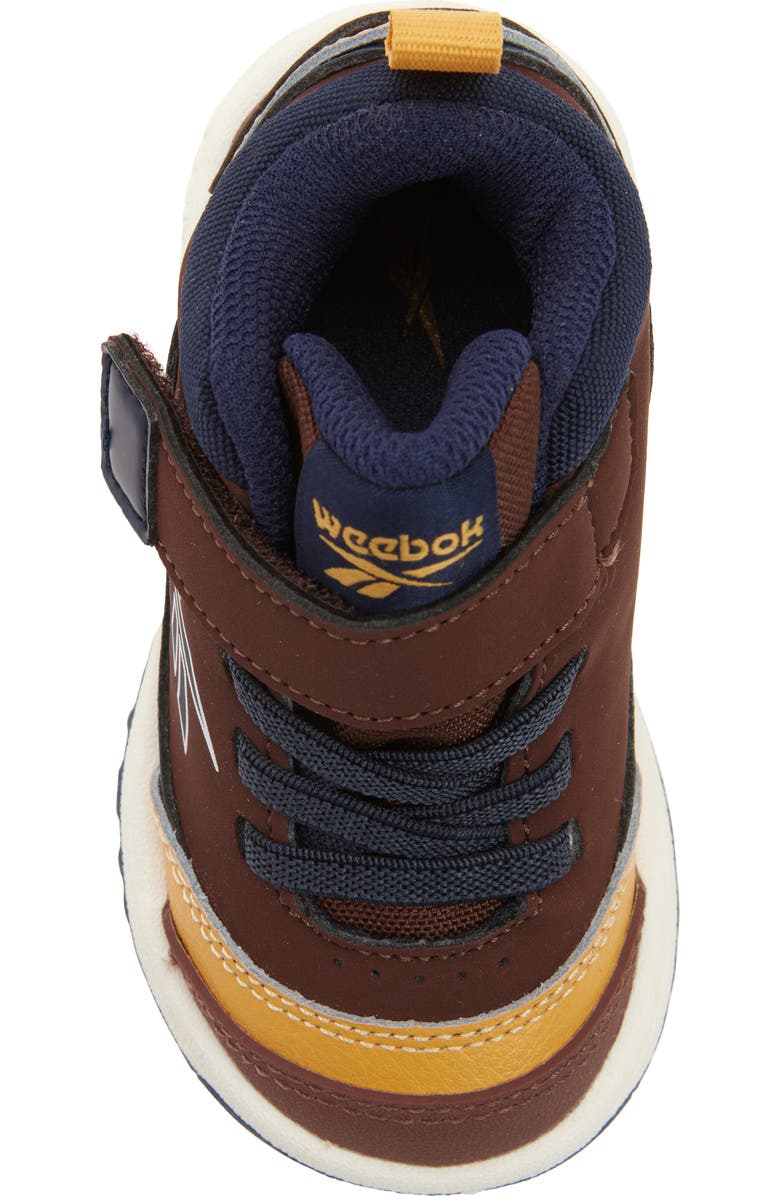 Reebok Kids' Weebok Storm X Sneaker, Alternate, color, Brown/Vectornavy/Heritagegold