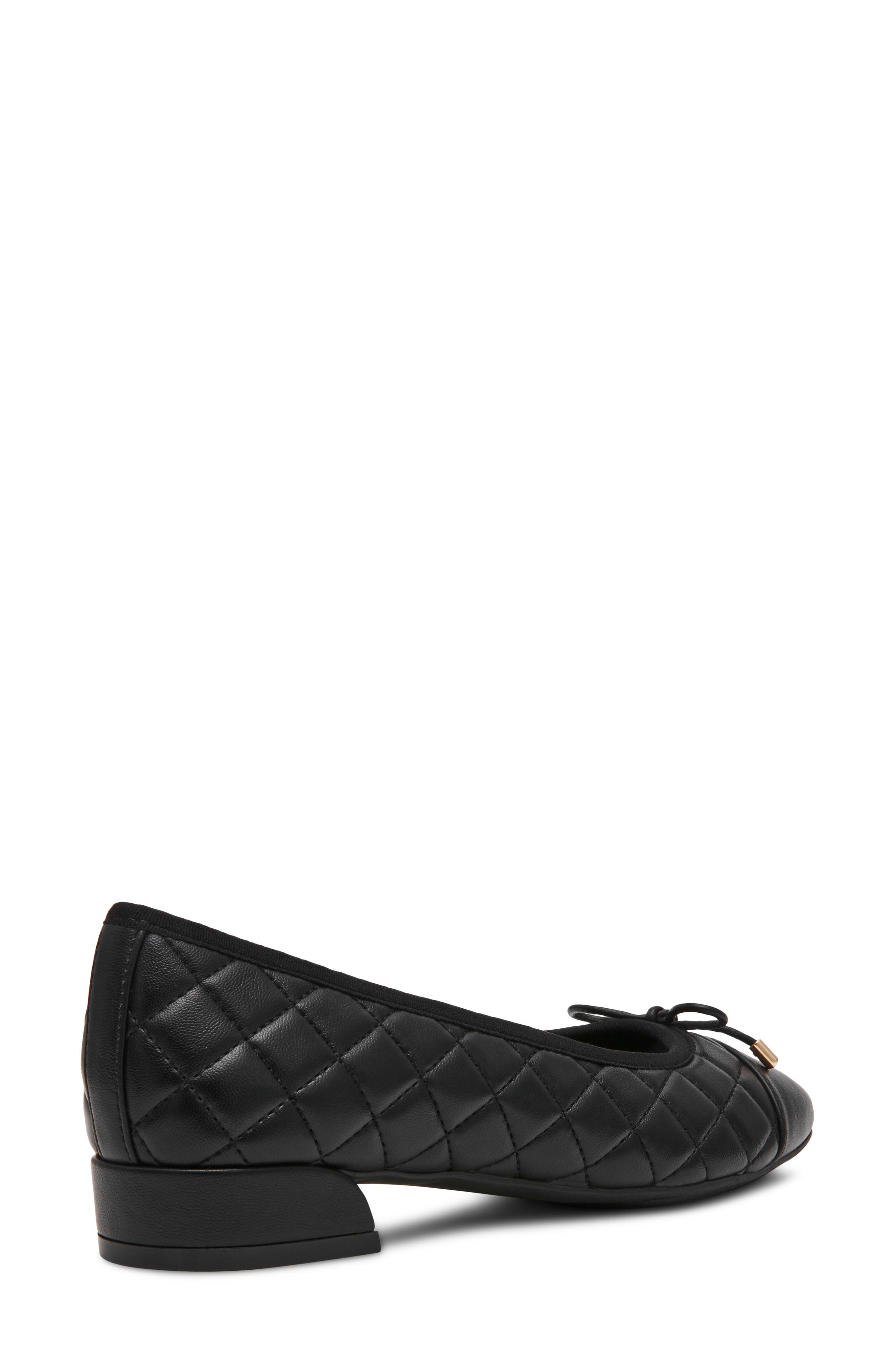 Divine Cap Toe Pump, Alternate, color, BLACK QUILTED