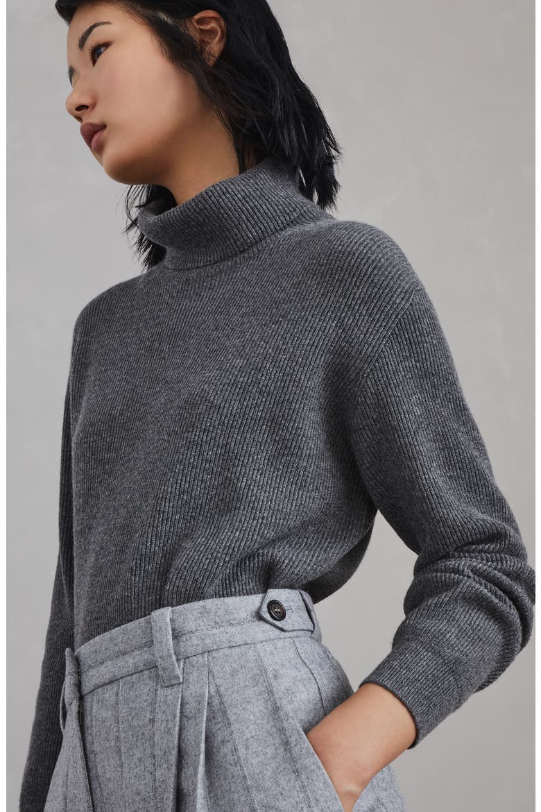Relaxed Tailored trousers, Alternate, color, Light Grey