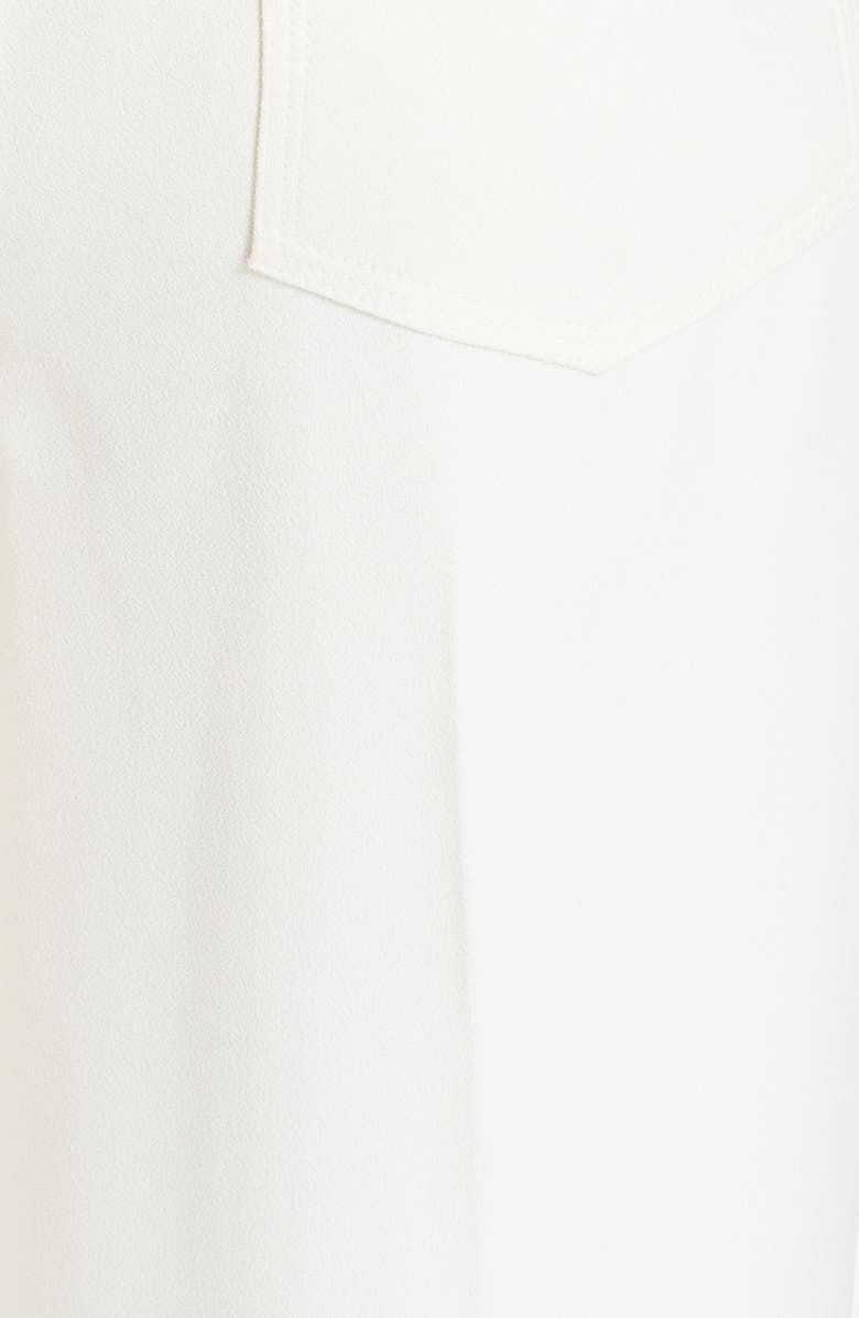 alexanderwang.t T by Alexander Wang Wide Leg Crepe Trousers, Alternate, color, 