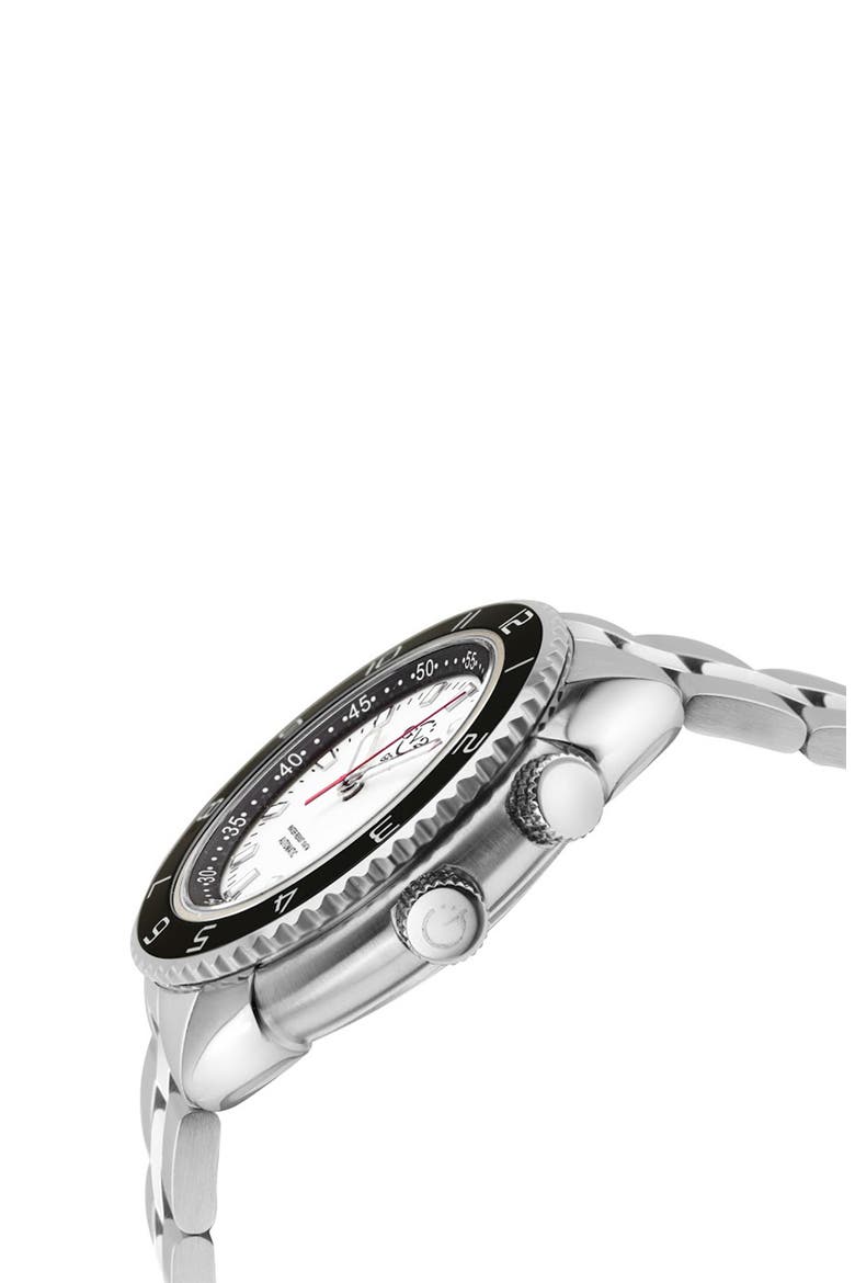Gevril Men's GV2 Squalo Swiss Automatic Bracelet Watch, 46mm, Alternate, color, SILVER