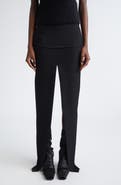 Rick Owens Concordians Sliced Wool Twill Skirt