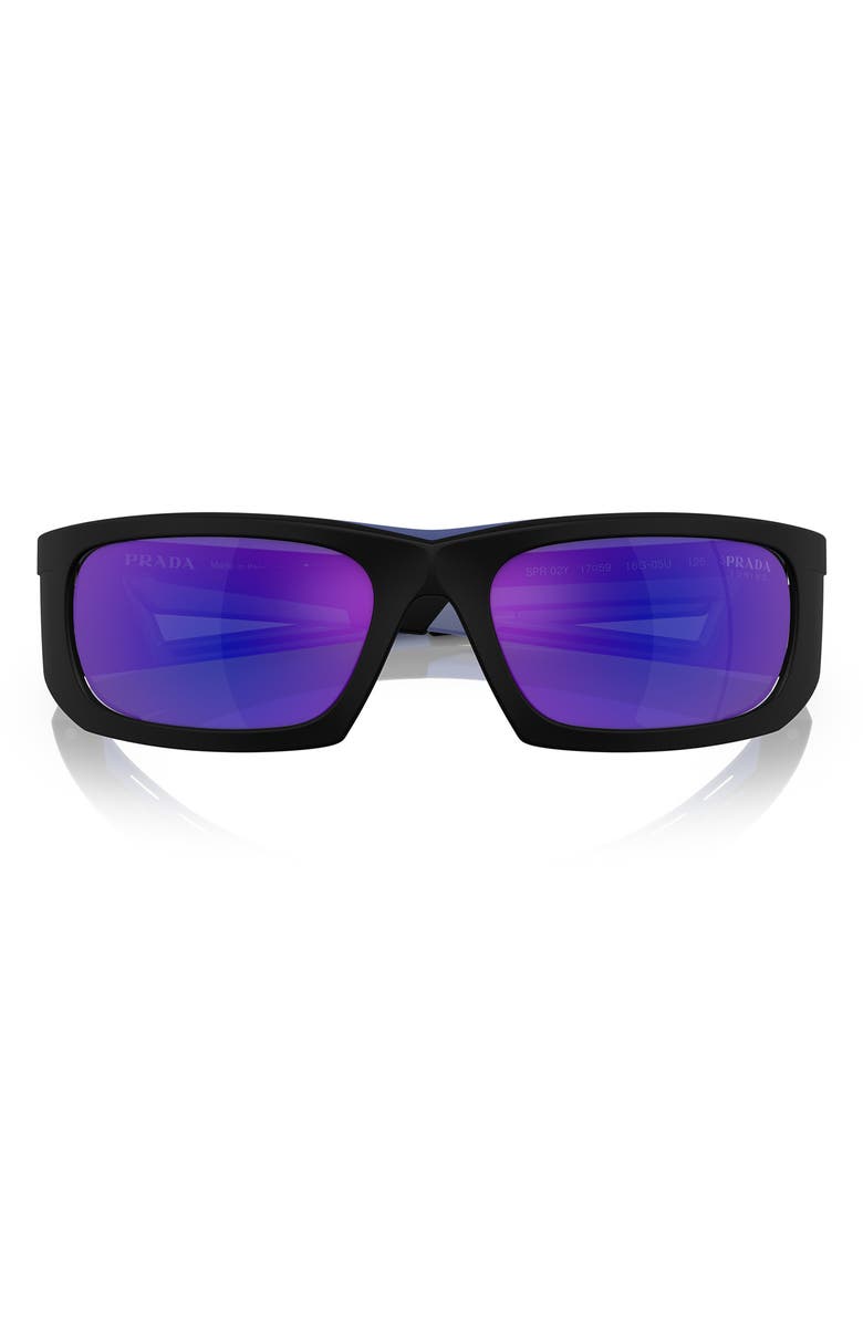 PRADA SPORT 59mm Gradient Irregular Sunglasses, Alternate, color, 