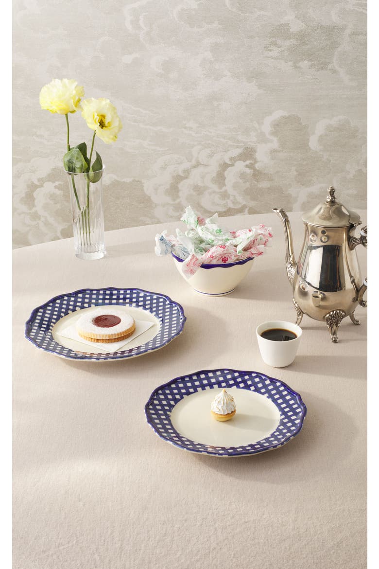 Beatrix 12 Piece Set with Cereal Bowl, Alternate, color, Blue/Cream