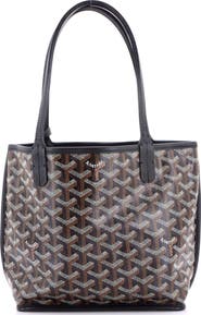 Pre-Owned Goyard Anjou Reversible Tote Coated Canvas Mini