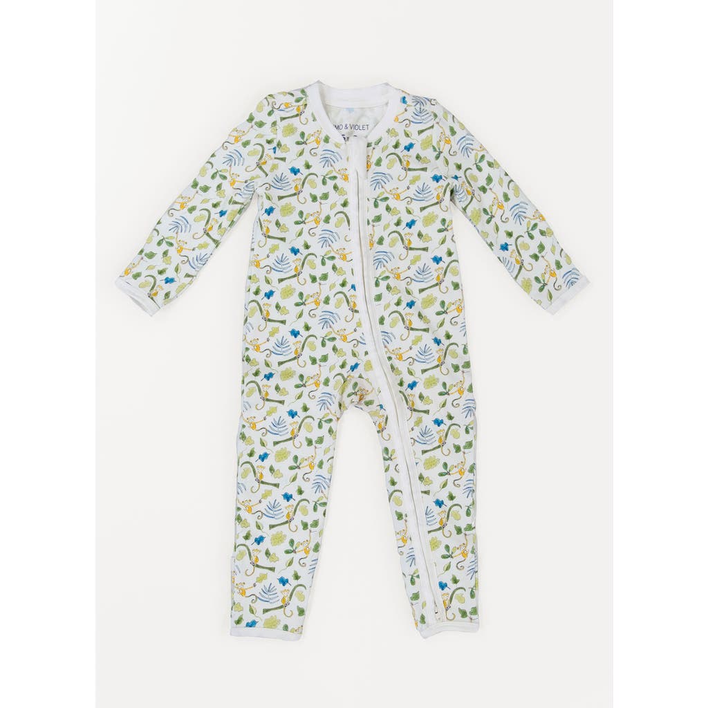 Timo & Violet Happy Monkey One-piece In Multi