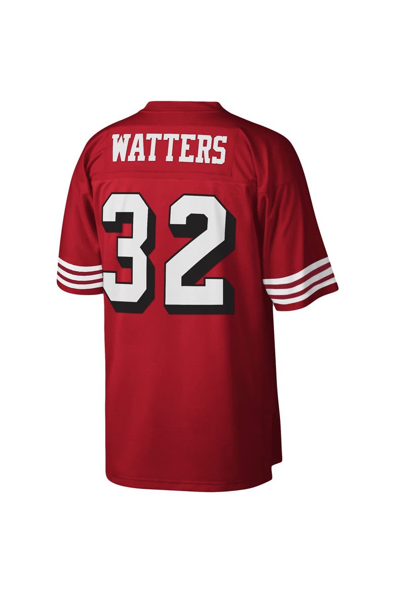 Men's Mitchell & Ness Ricky Watters Scarlet San Francisco 49ers Legacy Replica Jersey, Alternate, color, Scarlet