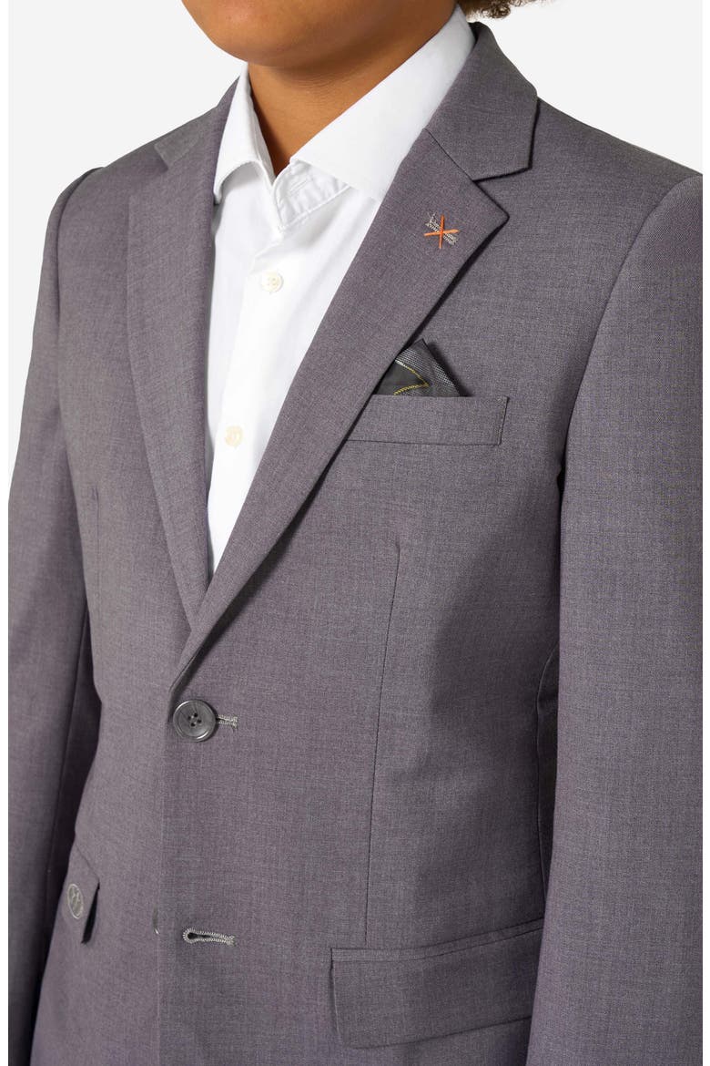 x Batman Kids' Daily Slim Fit Grey Stretch Sport Coat, Alternate, color, GREY