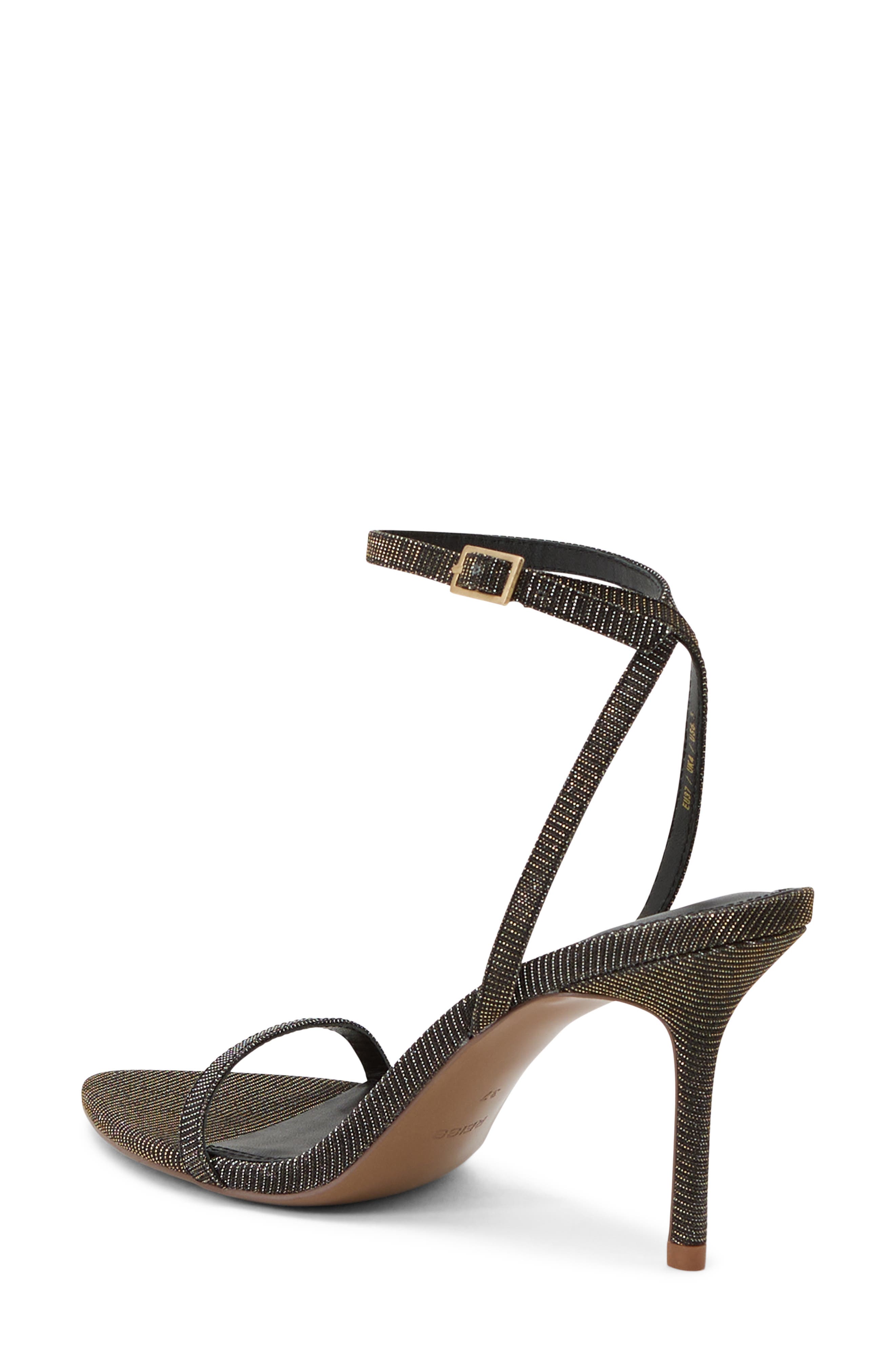 Reiss Ankle Strap Pointed Toe Sandal, Alternate, color, Bronze