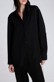Kenneth Cole Oversize Button-Up Shirt