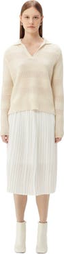 GOBI Mongolian Cashmere Mixed Pattern Cashmere Polo