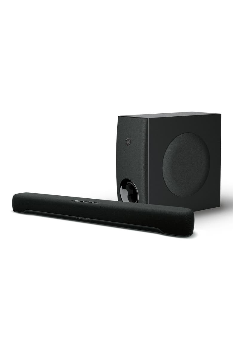SR-C30A 2.1 Channel Compact Sound Bar System with Wireless 50W Subwoofer, Main, color, Black