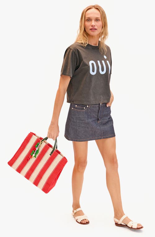 Clare V . Simple Crochet Tote In Multi