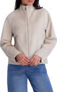 Kenneth Cole New York Faux Suede Scuba Jacket