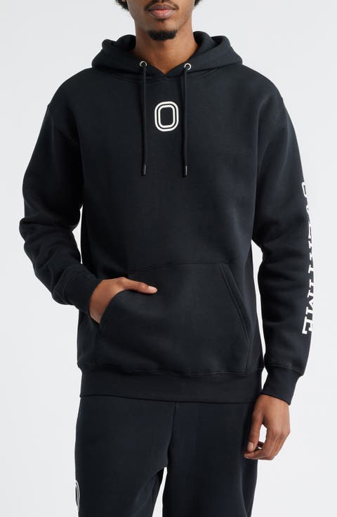 Classic Graphic Print Logo Hoodie