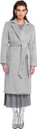 ELLE Collection Melton Wrap Coat Belted/Wrap