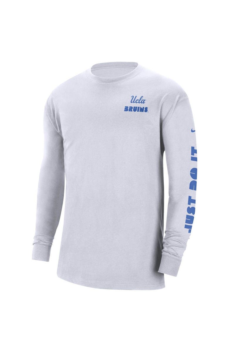 Nike Men's Nike White UCLA Bruins Heritage Max 90 Long Sleeve T-Shirt, Alternate, color, 