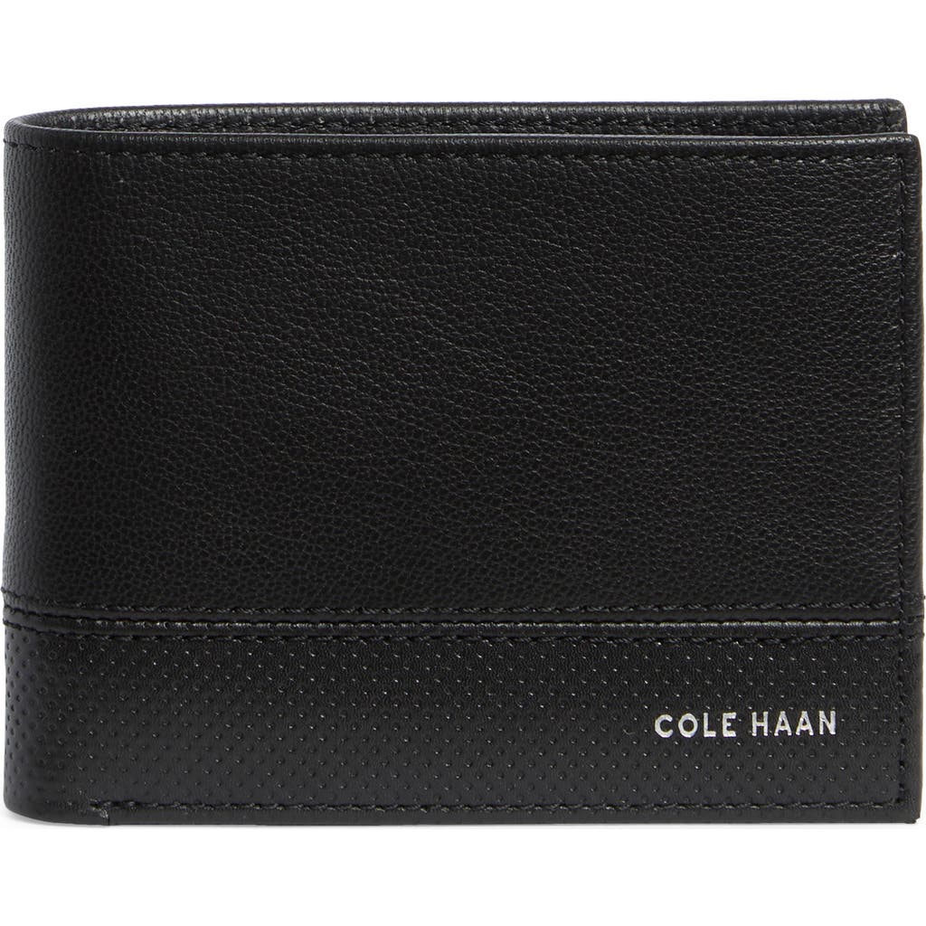 Cole Haan Bleecker Leather Bifold Wallet In Black