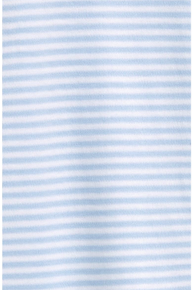 Simple Stripe Footie, Alternate, color, LIGHT BLUE